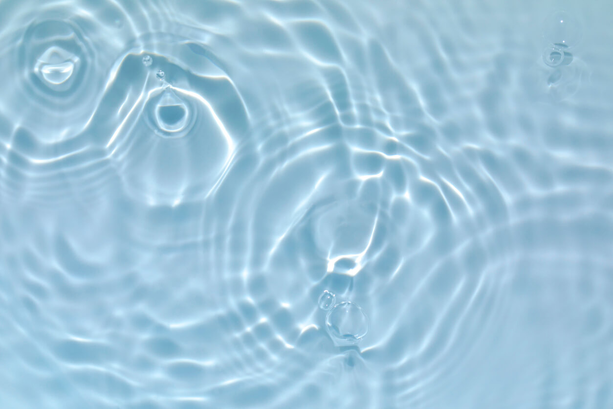 Water ripples in a pool