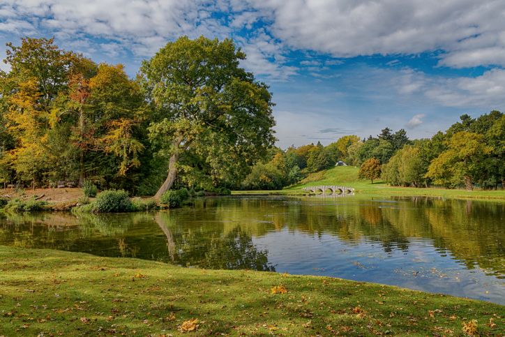 British landscapes - Painshill Park in Surrey
