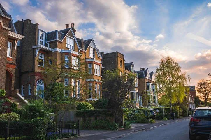 London row of houses