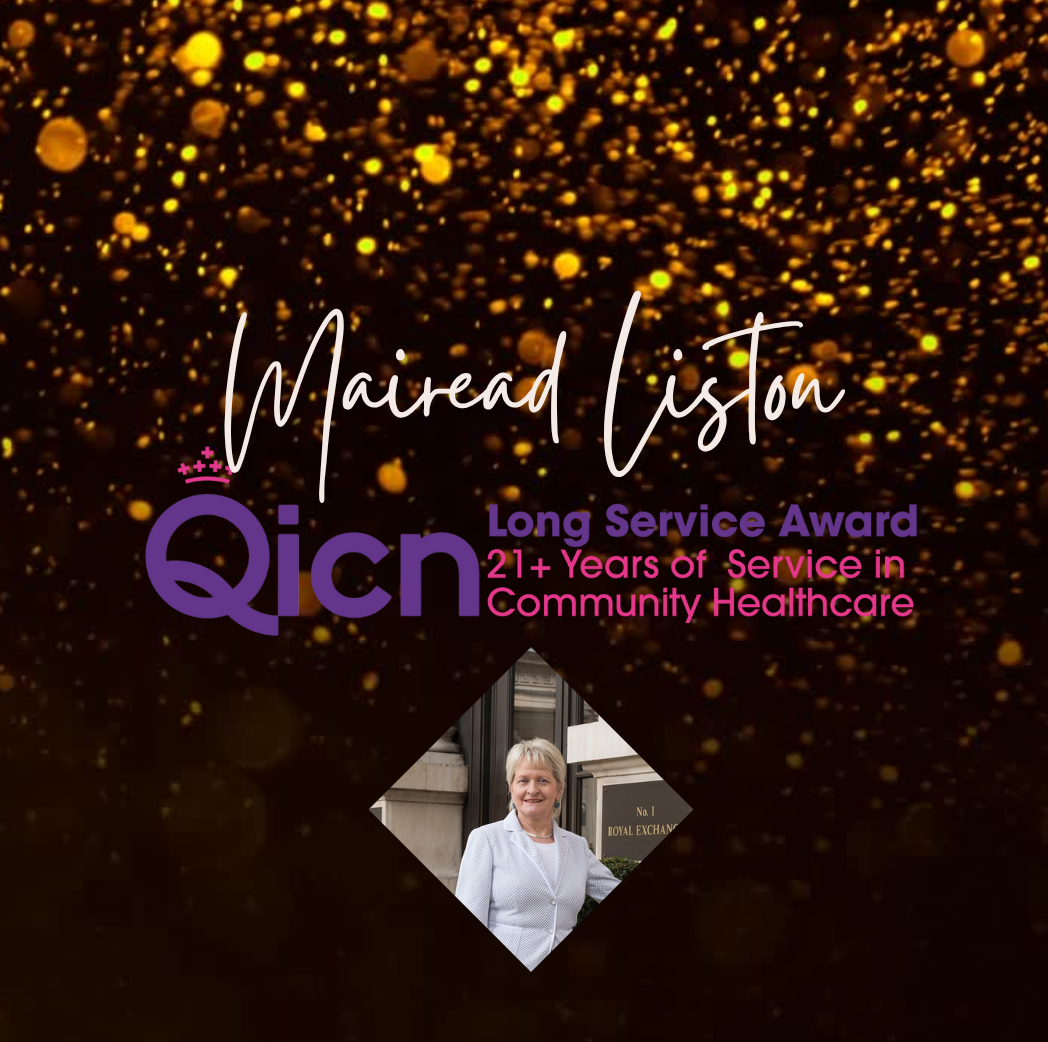 Cavendish Homecare founder awarded the ‘Long Service Award’ from the Queen’s Nursing Institute