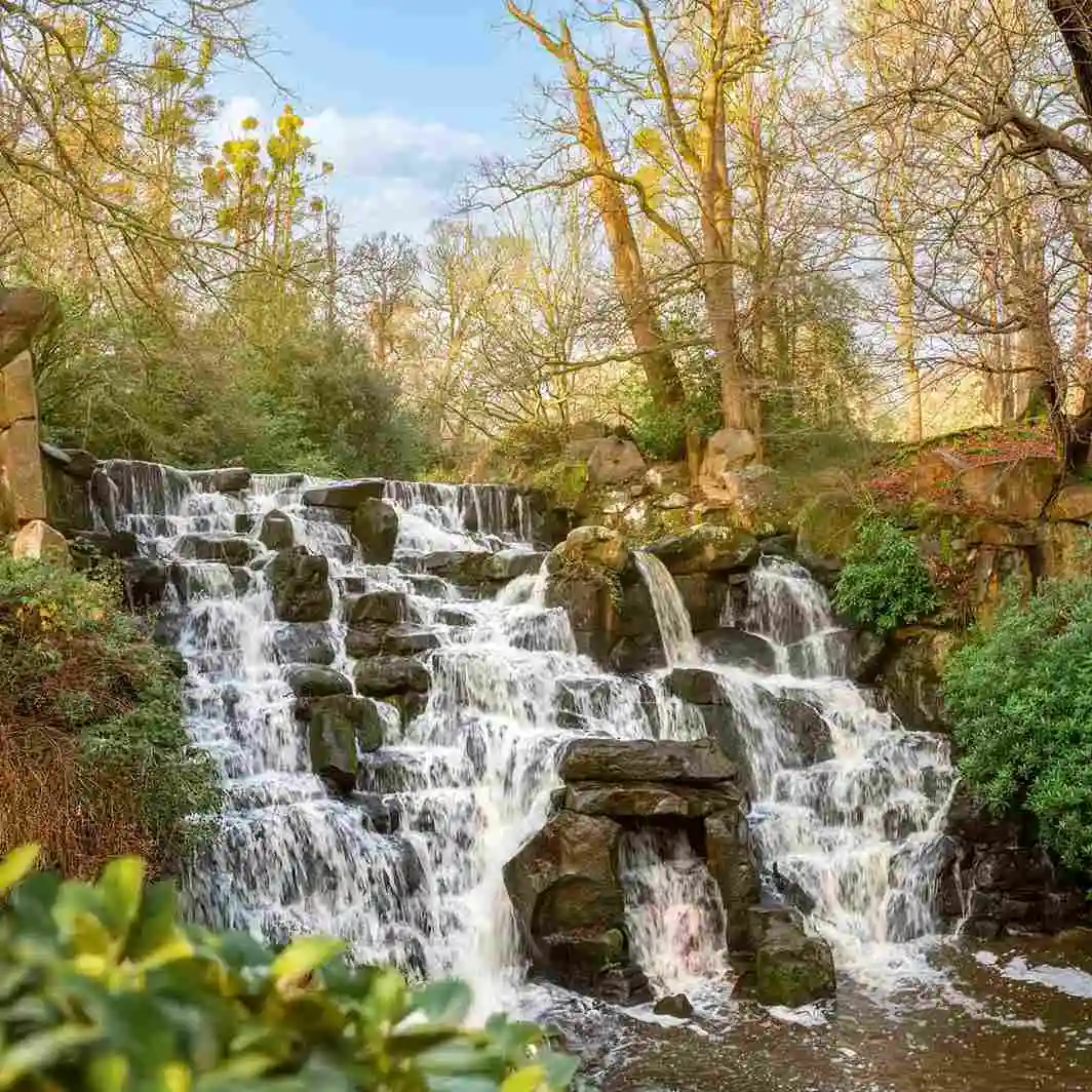 A picturesque waterfall